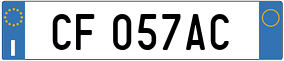 Truck License Plate